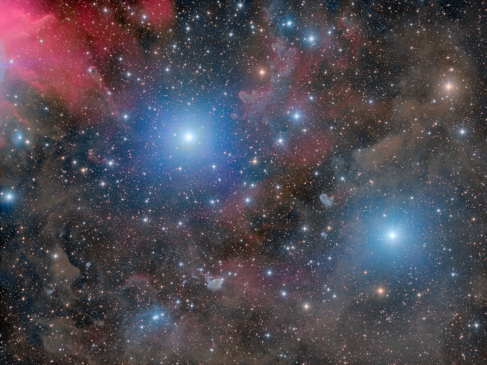 Dust Cloud Alnilam & Mintaka at high resolution