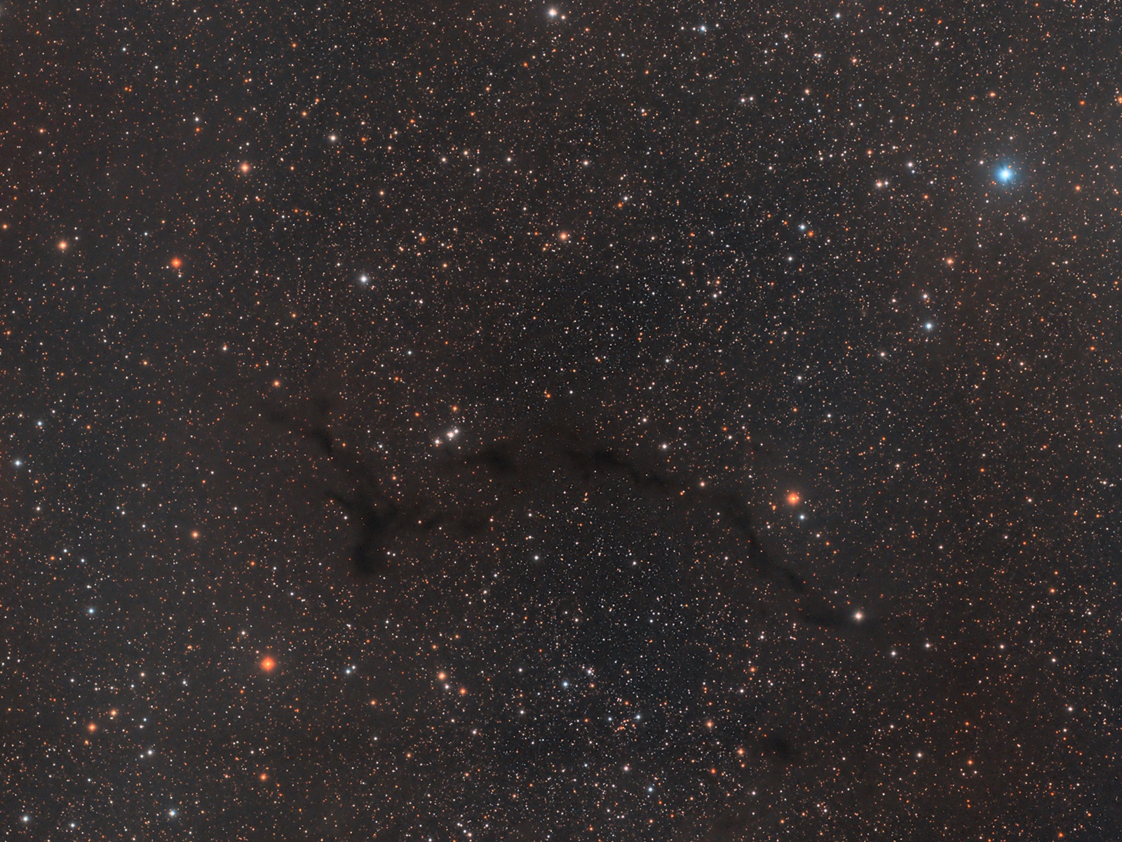 Dust Cloud B150 at high resolution
