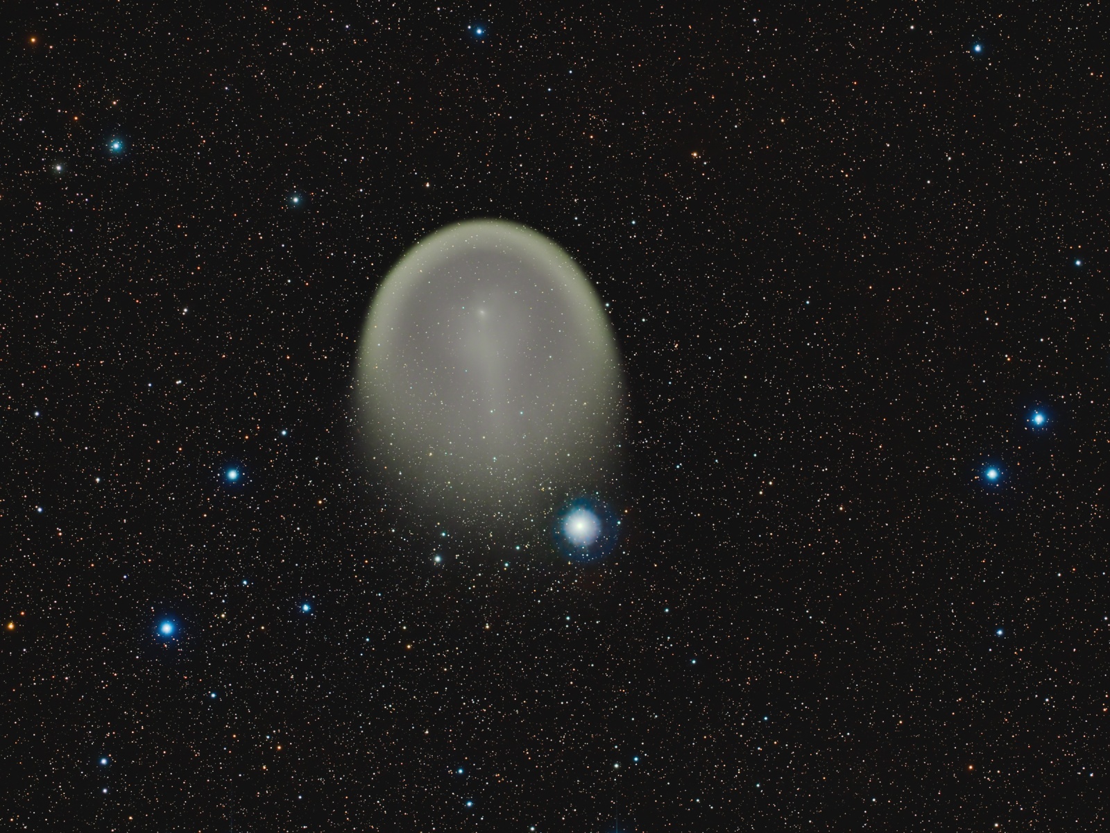 Comet 17/p Holmes at high resolution