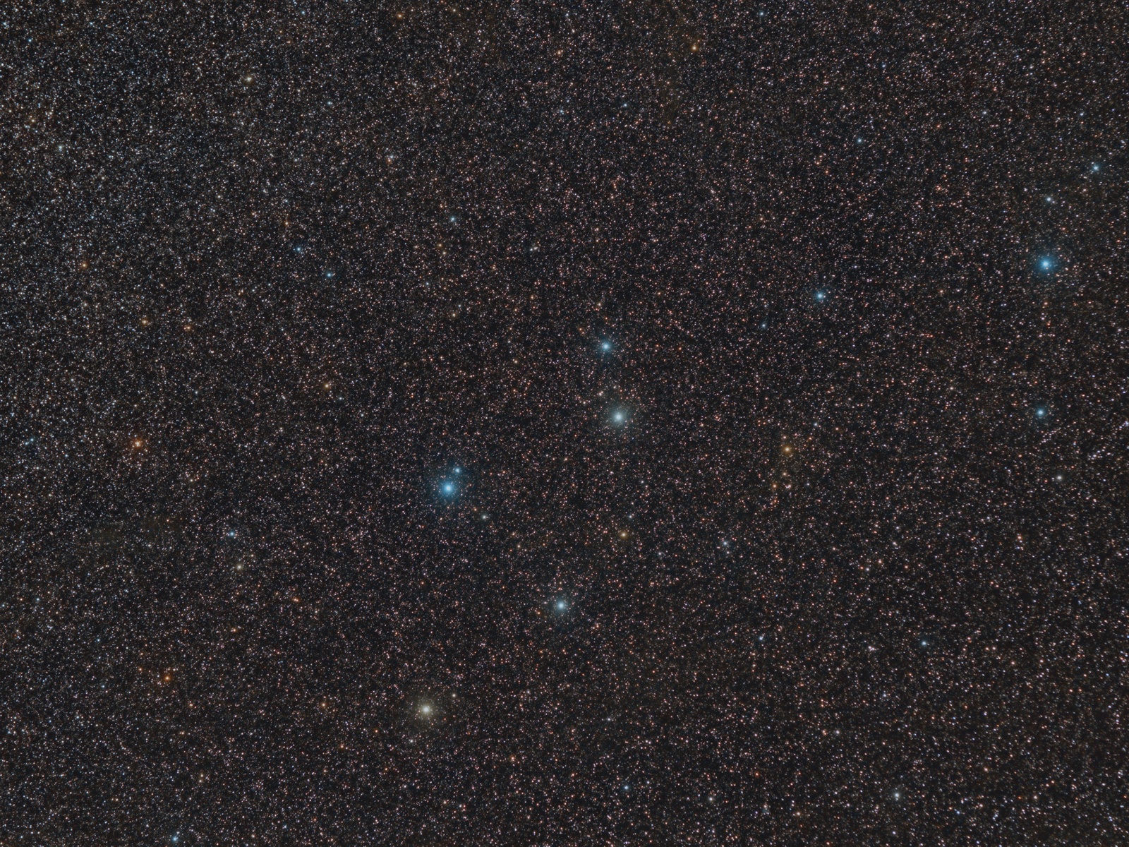 Milky Way Delphinus at high resolution