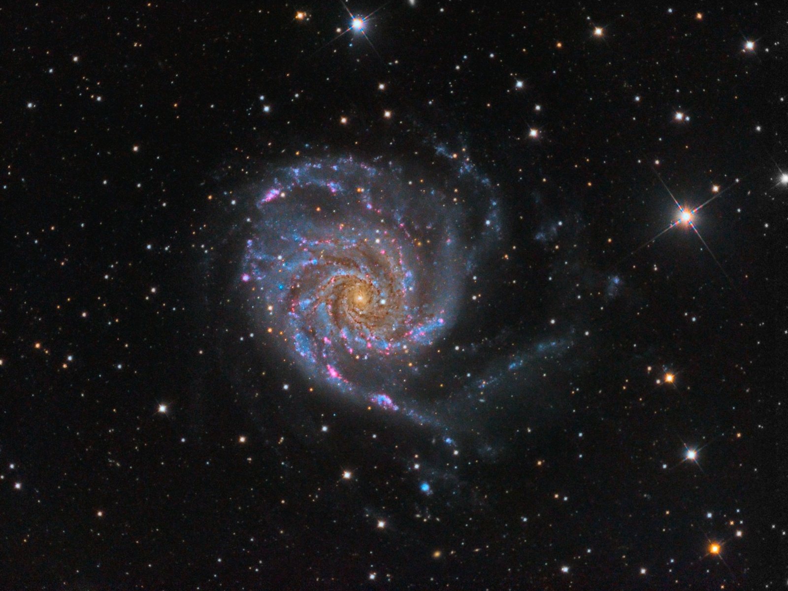 Galaxy M101 at high resolution