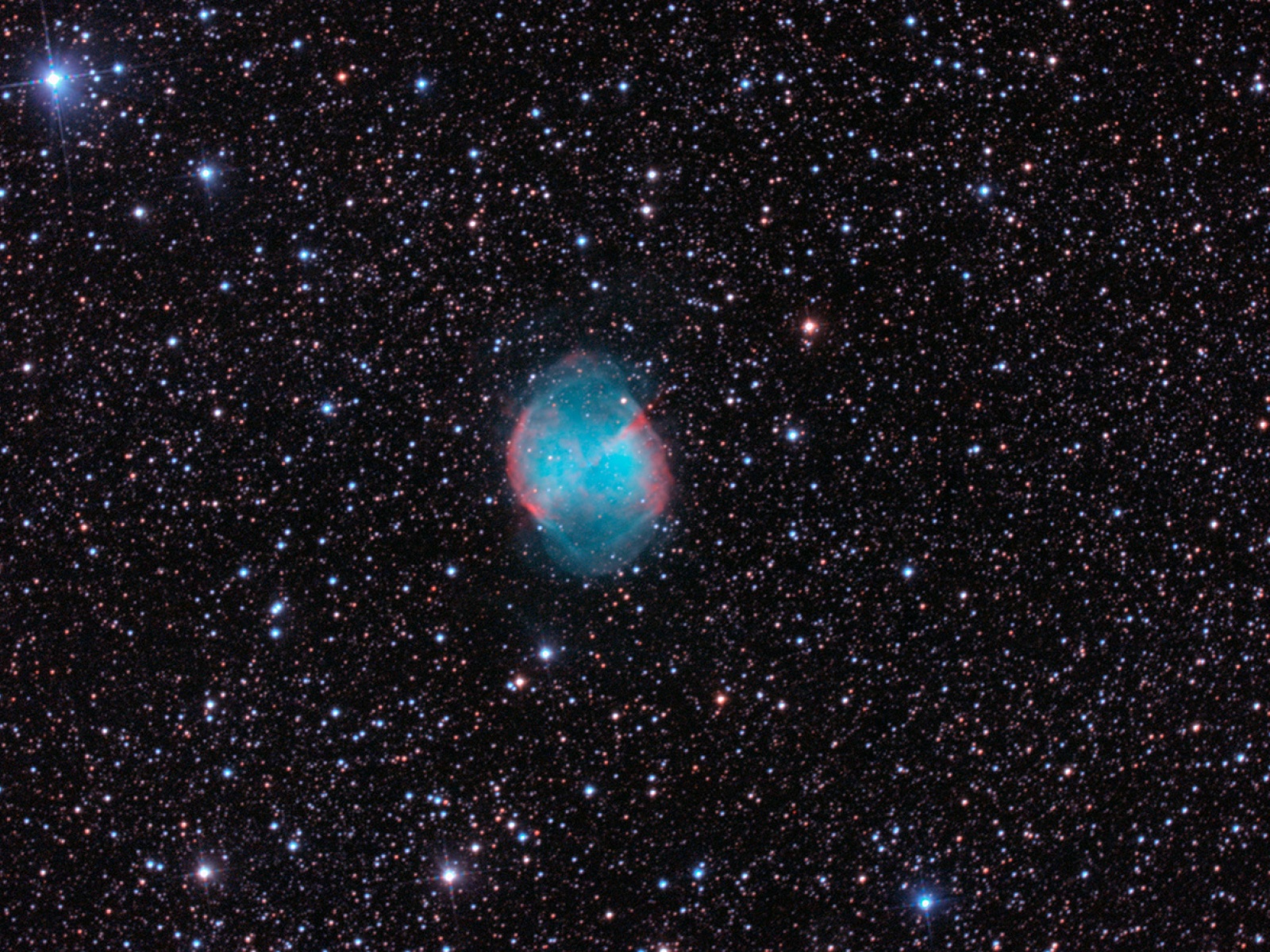 Planetary Nebula M27 at high resolution