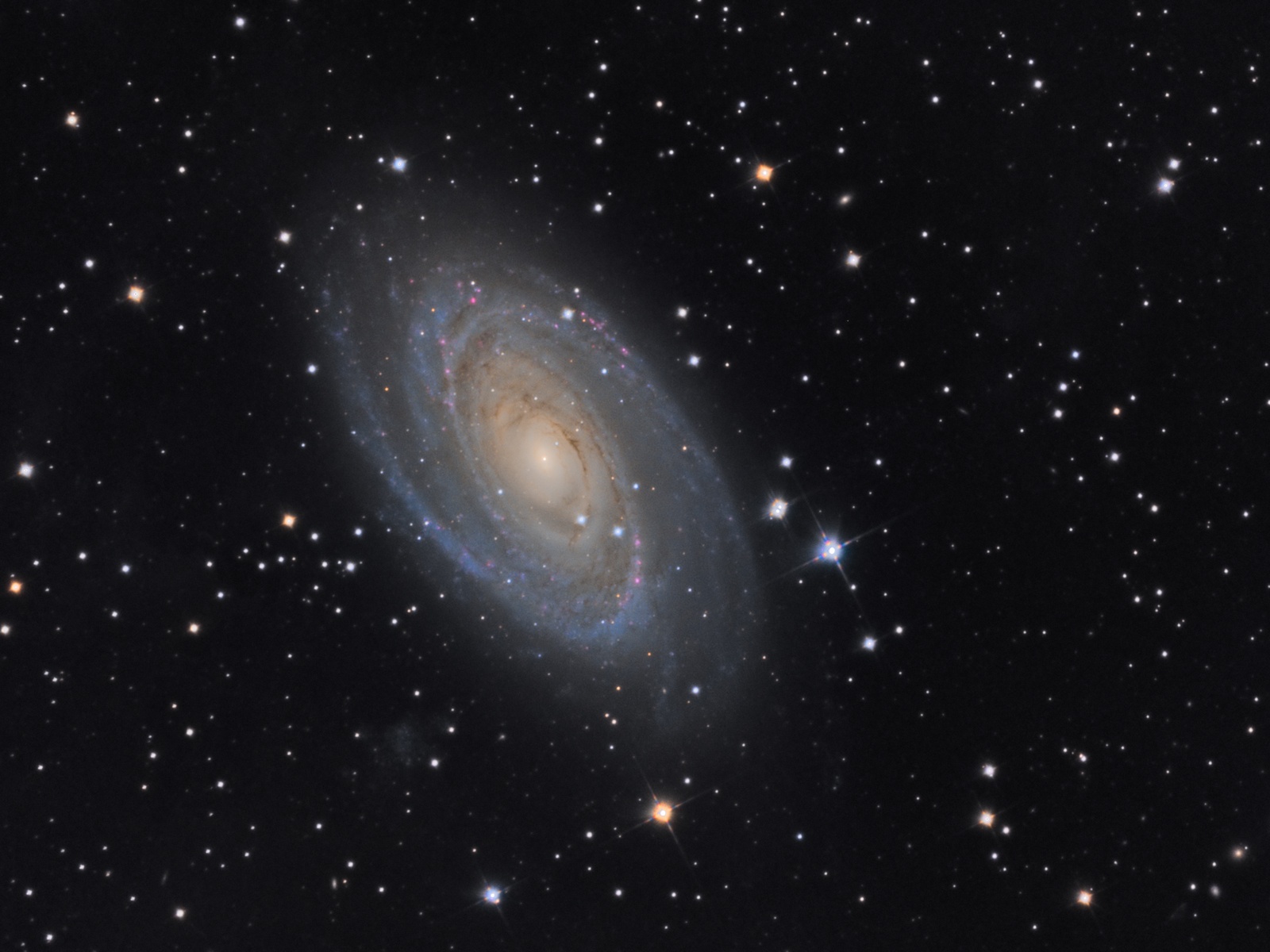 Galaxy M81 at high resolution
