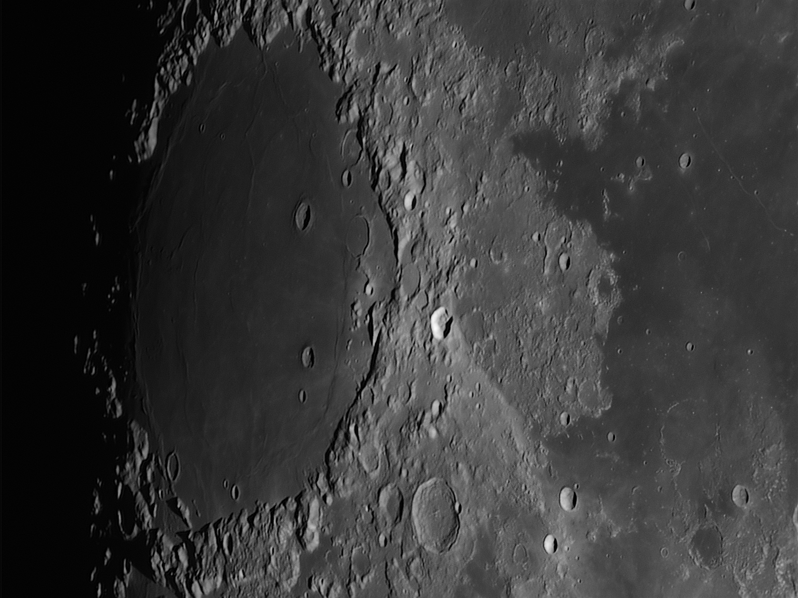 Moon Mare Crisium at high resolution