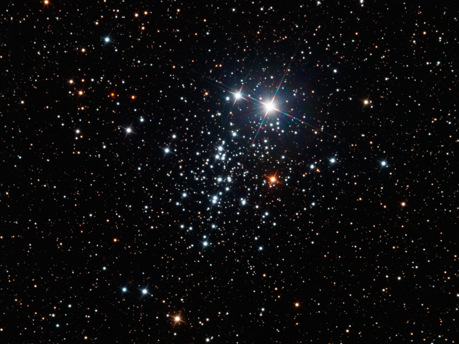 Open Cluster NGC457 at high resolution