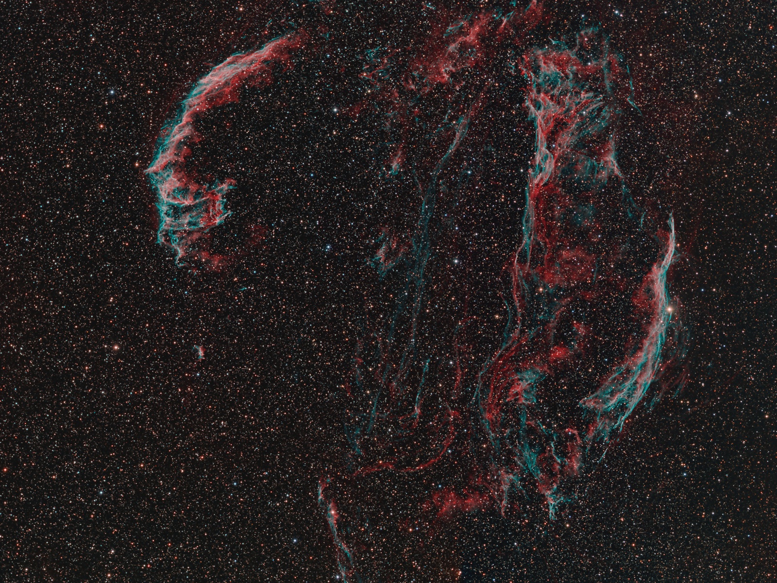 Supernova Remnant Veil Nebula at high resolution