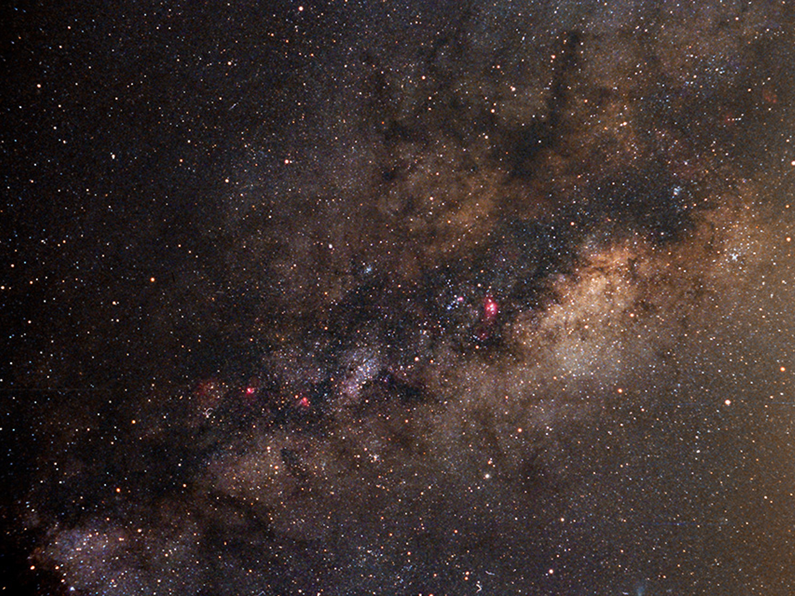 Milky Way Toward Sagittarius at high resolution